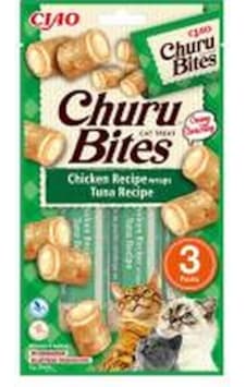 Ciao Churu Bites Tavuk Sargılı ve Ton Balıklı Kedi Ödül Maması 3 x 10 G Ciao Churu Bites Tavuk Sargılı ve Ton Balıklı Kedi Ödül Maması 3 x 10 G