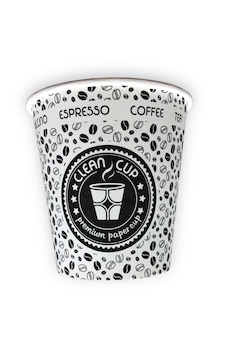 Clean Cup Desenli Karton Bardak 7 Oz 100'lü