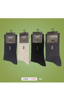 Twisocks Pamuk Soket Baklava Desen Karışık Çorap 12'li - Karışık Mavi Twisocks Pamuk Soket Baklava Desen Karışık Çorap 12'li - Karışık Mavi