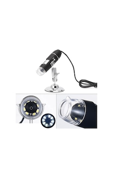 1600x Usb Dijital Mikroskop Kamera Endoskop 8led Büyüteç Metal St 1600x Usb Dijital Mikroskop Kamera Endoskop 8led Büyüteç Metal St