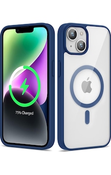 Apple Uyumlu iPhone 14 Kılıf M-safe Wireless Şarj Özellikli Silikon Zore Ege Kapak Mavi Apple Uyumlu iPhone 14 Kılıf M-safe Wireless Şarj Özellikli Silikon Zore Ege Kapak Mavi