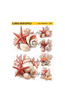 Lora Dekopaj Sulu Transfer Kağıdı - 304 25x35 Cm Lora Dekopaj Sulu Transfer Kağıdı - 304 25x35 Cm