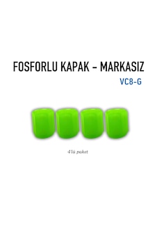 Markasız Yeşil Fosforlu Subap Kapağı 4'lü Set Markasız Yeşil Fosforlu Subap Kapağı 4'lü Set