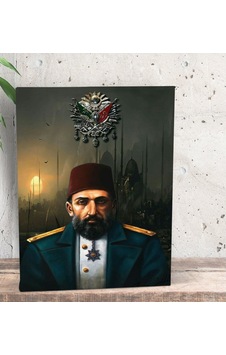 Bk Gift Sultan Iı Abdülhamid Han Tasarımlı Dekoratif Mini Kanvas (551117454) Bk Gift Sultan Iı Abdülhamid Han Tasarımlı Dekoratif Mini Kanvas (551117454)