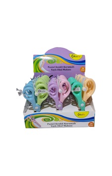 Bafix Okul Makası Korumalı Yaylı 13.5 Cm Pastel Renkli 24 Lü Paket Bafix Okul Makası Korumalı Yaylı 13.5 Cm Pastel Renkli 24 Lü Paket