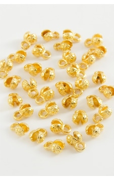 5 - 538 - Mm Çiçekli Tesbih Kapama Aparatı 50 - Smglobal - Gram Sarı Metal 5 - 538 - Mm Çiçekli Tesbih Kapama Aparatı 50 - Smglobal - Gram Sarı Metal