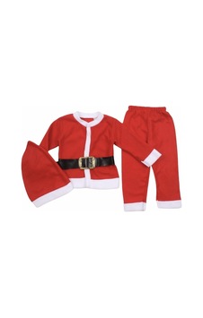 Denito Çocuk Yılbaşı Kıyafeti Noel Kostüm Kırmızı Denito Çocuk Yılbaşı Kıyafeti Noel Kostüm Kırmızı