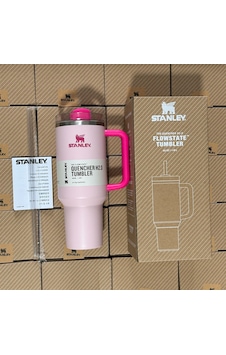 Stanley Quencher H2.0 Tumbler Termos Pipetli Bardak 1.18 Lt Açık Pembe Melanj