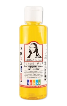 Südor Mona Lisa Slime Tutkalı 70 Ml Sarı 5 Adet Südor Mona Lisa Slime Tutkalı 70 Ml Sarı 5 Adet