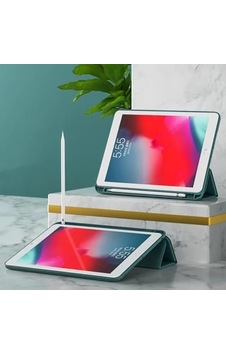 Pad Se 11 İle Uyumlu Kılıfı Kalem Koyma Bölmeli, Standlı, Uyku Modlu, Şeffaf Arka Yüzeyli, Silikon Ve Suni Deri Tasarımlı Ergonomik Akıllı Kılıf Sku: Zeusb0gxphck2k Arka Kapak