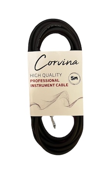 Corvina 5 Metre Siyah Jak Enstrüman Kablosu Corvina 5 Metre Siyah Jak Enstrüman Kablosu