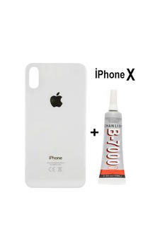Apple Uyumlu iPhone X Arka Pil Kapağı Ve Yapıştırıcı Hediye Be Apple Uyumlu iPhone X Arka Pil Kapağı Ve Yapıştırıcı Hediye Be