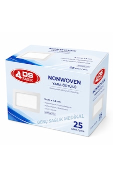 Ds Sağlık Nonwoven Yara Örtüsü 5cm 7,5cm 25'li