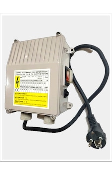 1 Hp 220v Monofaze Dalgıç Pompa Çalıştırma Ve Koruma Panosu - Fişli
