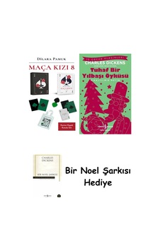 Maça Kızı 8 - 1. Kitap Karton - 8. Baskı Kutulu Set + Tuhaf Bir Yılbaşı Öyküsü + Bir Noel Şarkısı
