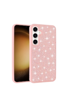 Galaxy S25 Plus Kılıf Simli Pırlanta Taşlı Kamera Yükseltili Silikon Pazarplus Pembe Galaxy S25 Plus Kılıf Simli Pırlanta Taşlı Kamera Yükseltili Silikon Pazarplus Pembe