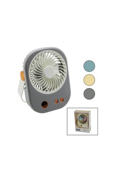 Hasuba Hs-285 Bjj-565 Işıklı Mini Masaüstü Fan - Usb Şarjlı 3 Kademe 15.5x12 Cm Hasuba Hs-285 Bjj-565 Işıklı Mini Masaüstü Fan - Usb Şarjlı 3 Kademe 15.5x12 Cm