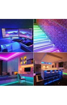 Amberled 3 Metre Rgb Şerit Led Seti - Bluetooth Uygulama Kontrollü - Müziğe Duyarlı 5050 3 Çipli Tak Çalıştır - Adaptör Dahil - İç Mekan Silikonsuz Aydınlatma . Amberled 3 Metre Rgb Şerit Led Seti - Bluetooth Uygulama Kontrollü - Müziğe Duyarlı 5050 3 Çipli Tak Çalıştır - Adaptör Dahil - İç Mekan Silikonsuz Aydınlatma .