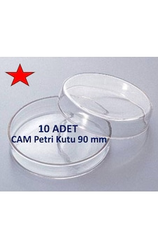 Cam Petri Kabı 90 x 15 MM 10'lu Cam Petri Kabı 90 x 15 MM 10'lu