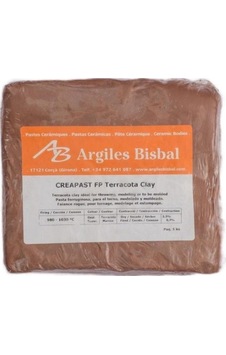 Argiles Creapast Fp Terracotta Clay 5 Kg Model Kili Kahverengi