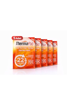 Thermapad Pratik Cep Sobası 5 Adet 22 Saate Kadar Etkil Turuncu