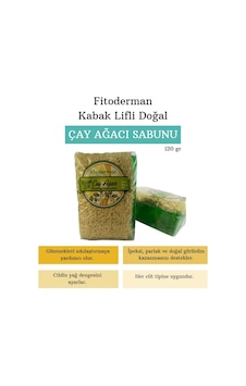 Fitoderman Kabak Lifli Çay Ağacı Sabunu 120 G Fitoderman Kabak Lifli Çay Ağacı Sabunu 120 G