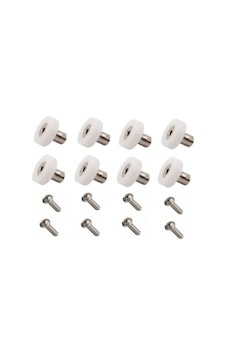 Bella Pleksi Düz Seri Duşakabin Tekeri 8li Set Uzun Pimli 19 Mm Teker Çapı Sarı Bella Pleksi Düz Seri Duşakabin Tekeri 8li Set Uzun Pimli 19 Mm Teker Çapı Sarı