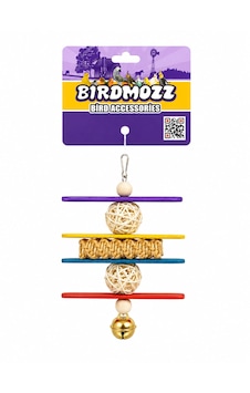 Birdmozz Premium Hasır Örgülü Çubuklu Kuş Oyuncağı Birdmozz Premium Hasır Örgülü Çubuklu Kuş Oyuncağı