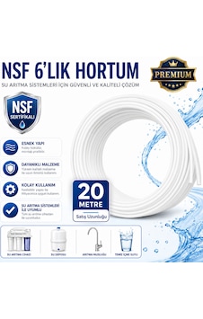 Nsf Sertifikalı Premium 6 Lık Su Arıtma Hortumu 20 Metre 608696155
