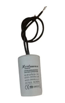Motor Kondansatörü 6uf 50 30 400-450v Kablolu Motor Kondansatörü 6uf 50 30 400-450v Kablolu