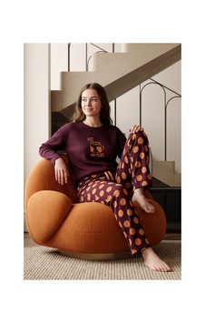 Nisanca Premium Soft Waffle Kadın Pijama Takımı Yumuşak Dokulu Sıcak Tutan Kışlık Uzun Kollu Pijama Bordo Nisanca Premium Soft Waffle Kadın Pijama Takımı Yumuşak Dokulu Sıcak Tutan Kışlık Uzun Kollu Pijama Bordo