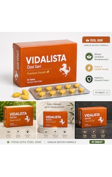 Vidalista Premium Seri Uygun Takviye Destek Tableti 10 Tablet Vidalista Premium Seri Uygun Takviye Destek Tableti 10 Tablet