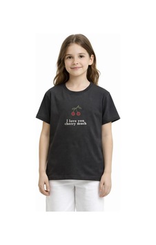 Yale Kids 8-12 Yaş Kız Çocuk Tişört Siyah Yale Kids 8-12 Yaş Kız Çocuk Tişört Siyah