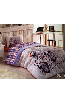 Kristal Kapitoneli Nevresim Takımı Storm Tek Kişilik Genç Desen Kristal Kapitoneli Nevresim Takımı Storm Tek Kişilik Genç Desen