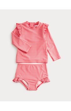 Marks & Spencer 2 Parça Pötikare Desenli Mayo Takımı (0-3 Yaş) T78000010 Pembe Marks & Spencer 2 Parça Pötikare Desenli Mayo Takımı (0-3 Yaş) T78000010 Pembe