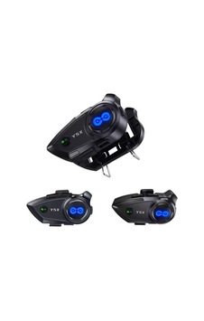 Y5x Rgb Işıklı Intercom 5 Kişi Bağlantılı 1000maotosiklet Bluetooth Kulaklık Seti