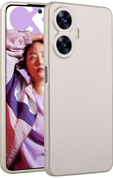 Realme C55 Kılıf Zore Premier Silikon Kapak Gold Realme C55 Kılıf Zore Premier Silikon Kapak Gold