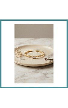 Trendexa Gold Renk Dorika Model Kare Zirkon Taşlı Kadın Bileklik Mac Trendexa Gold Renk Dorika Model Kare Zirkon Taşlı Kadın Bileklik Mac