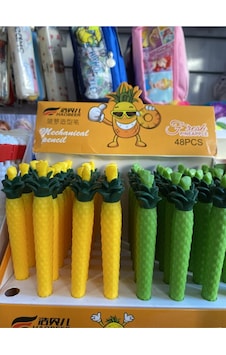 Ananas Figürlü Uçlu Kalem Sarı