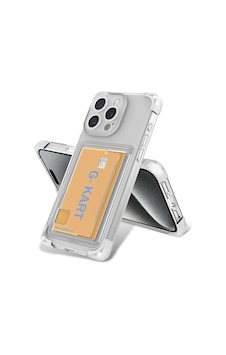 Apple Uyumlu iPhone 15 Pro Kılıf Airbag Tasarımlı Şeffaf Kartlıklı Zore G-kart Kapak Apple Uyumlu iPhone 15 Pro Kılıf Airbag Tasarımlı Şeffaf Kartlıklı Zore G-kart Kapak