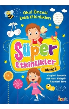 Süper Etkinlikler - Çizgiler-Okul Öncesi Zeka Etkinlikleri- Bıcırık Yayınları Süper Etkinlikler - Çizgiler-Okul Öncesi Zeka Etkinlikleri- Bıcırık Yayınları
