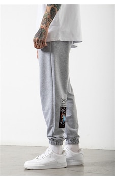 Altamira Unisex Gri Kelebek Baskılı Paça Lastikli Oversize Eşofman 001 Altamira Unisex Gri Kelebek Baskılı Paça Lastikli Oversize Eşofman 001