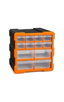 12 Çekmeceli Dikey Organizer Kutu, Vida Dübel Somun Civata Hırdavat Düzenleyici, Şeffaf Çekmeceli Küçük Parça Genel 12 Çekmeceli Dikey Organizer Kutu, Vida Dübel Somun Civata Hırdavat Düzenleyici, Şeffaf Çekmeceli Küçük Parça Genel