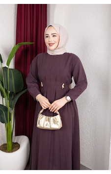 Storm Wear Kadın Tesettür Elbise Mor Storm Wear Kadın Tesettür Elbise Mor