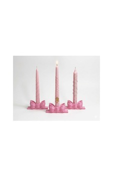 3 Lü Pembe Fiyonk Mumluk Seti Dekoratif Şamdan Mum Tutucu 11,5 Cm Pembe 3 Lü Pembe Fiyonk Mumluk Seti Dekoratif Şamdan Mum Tutucu 11,5 Cm Pembe