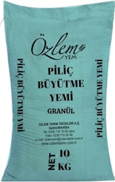 Özlem Yem Piliç Büyütme Yemi Granül 10 Kg