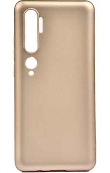 Xiaomi Mi Note 10 Kılıf Zore Premier Silikon Kapak Gold Xiaomi Mi Note 10 Kılıf Zore Premier Silikon Kapak Gold