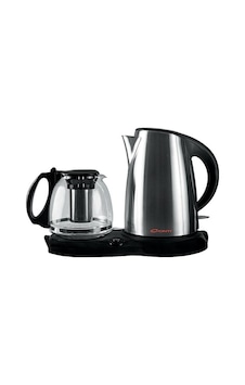 Conti CK-210 Easy Tea 1.8 L Cam Demlikli Çay Makinesi Inox Conti CK-210 Easy Tea 1.8 L Cam Demlikli Çay Makinesi Inox