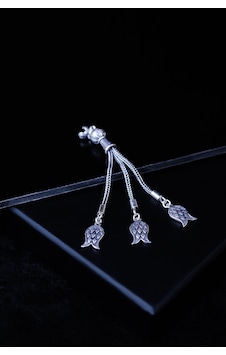 Encili Silver 925 Ayar Gümüş Üç Sallantılı Lale Detaylı Tesbih Püskülü Gümüş Encili Silver 925 Ayar Gümüş Üç Sallantılı Lale Detaylı Tesbih Püskülü Gümüş