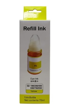 Uyumlu Mürekkep . Refıll Ink Unıversal Gı-490/gı-890 Sarı Uyumlu Mürekkep . Refıll Ink Unıversal Gı-490/gı-890 Sarı